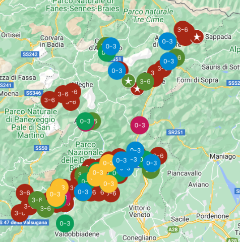 Mappatura servizi per l'infanzia 0/6 anni - Provincia di Belluno